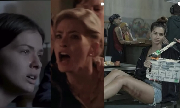 DESPUES DE ESA FOTO SIN ROPA, LA CHINA CLAVO ESTAS TRES FOTOS SUYAS ACTUANDO. JUSTO JUSTO, CLARO, HORAS ANTES DE WANDA ESTREANARA SU SERIE. UNA MANERA, SEGUN TWITTER, DE DECIRLE "MIRA QUE LA ACTRIZ SOY YO, EH".