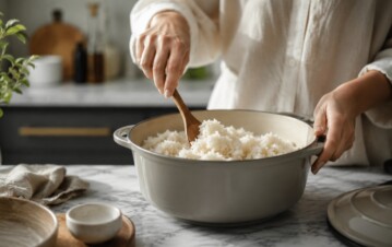 El error que muchos cometen al cocinar arroz y que lo deja muy difícil para comer