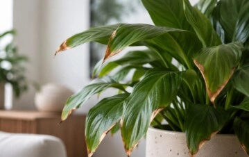 El motivo por el que las puntas de tus plantas se ponen marrones aunque las riegues