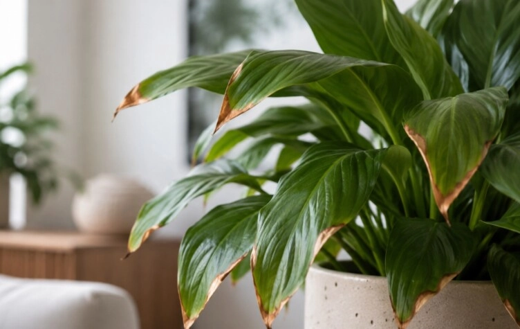 El motivo por el que las puntas de tus plantas se ponen marrones aunque las riegues