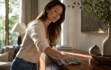 El truco viral que cambia la limpieza: cómo evitar que el polvo vuelva tan rápido a los muebles