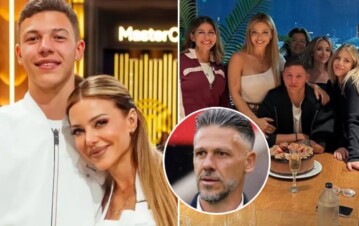 Ausencias que duelen: el hijo mayor de Evangelina Anderson cumplió 17 años lejos de Martín Demichelis