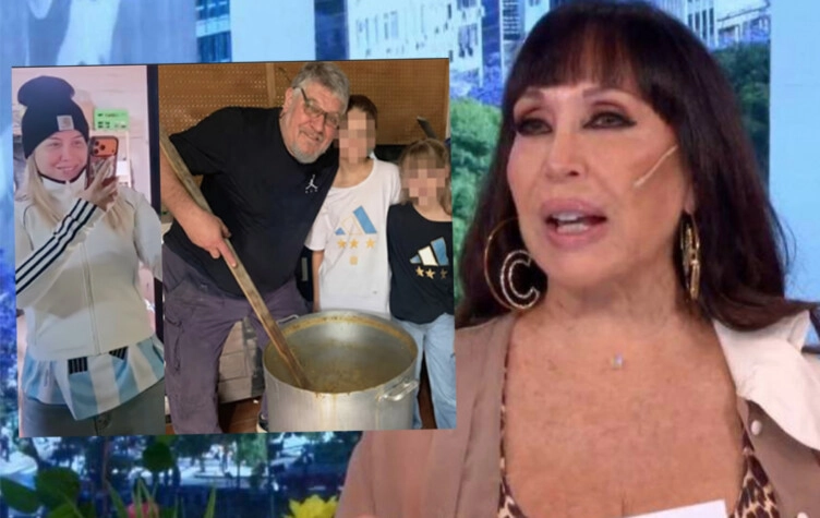 El comentario de Moria Casán al ver a Wanda Nara con el papá de Icardi