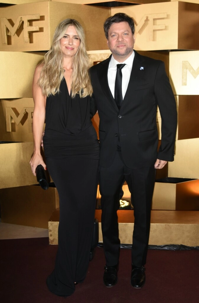 Guido Kaczka y su esposa.