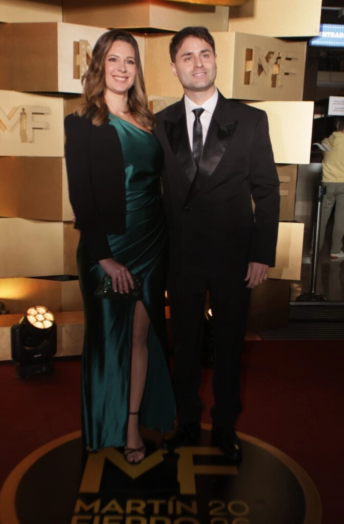 Martín Candalaft y su esposa.
