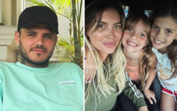 Mauro Icardi viene al país con la China Suárez y tiene un plan con las hijas de Wanda Nara: “Las va a llevar a…”