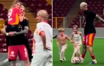 El fuerte video de Mauro Icardi con la China Suárez y sus hijos tras salir campeón en Turquía que golpeó a Benjamín Vicuña