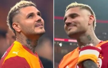 ¿Se va? El video de Mauro Icardi llorando tras salir campeón en Turquía con el Galatasaray
