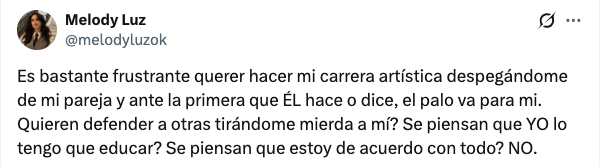 EL FUERTE MENSAJE DE MELODY LUZ