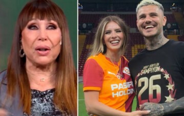 Moria Casán se acordó de Wanda Nara al ver a la China Suárez festejando con Mauro Icardi en Turquía: “Mirá la zorrita”