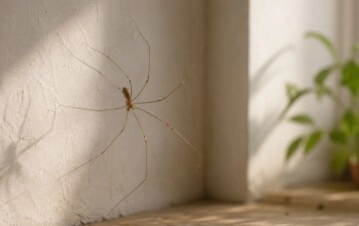 No siempre es una mala señal: qué significa que aparezcan arañas de patas largas en casa
