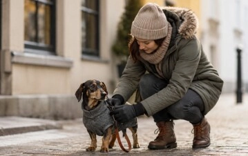 No todos lo necesitan: cuándo conviene ponerle abrigo a tu perro para sacarlo a pasear con frío