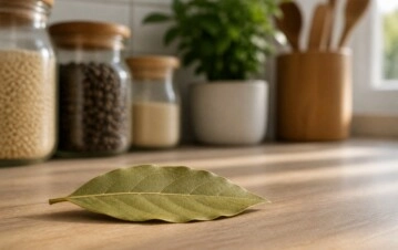 Poner una hoja de laurel en la cocina: el truco simple que evita un problema muy común