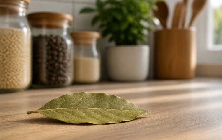 Poner una hoja de laurel en la cocina: el truco simple que evita un problema muy común
