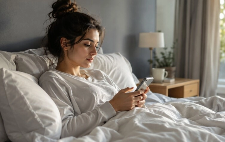 Por qué algunas personas revisan el celular apenas se despiertan
