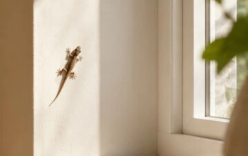 Qué indica la presencia frecuente de lagartijas dentro de casa