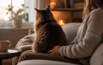 No es indiferencia ni rechazo: qué significa que un gato te dé la espalda cuando está cerca tuyo