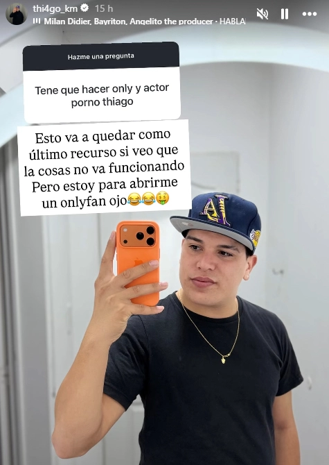 EL ANUNCIO DE THIAGO SOBRE ONLYFAN