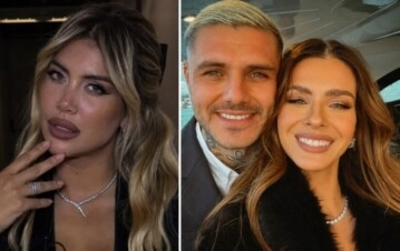 Wanda Nara, Mauro Icardi y la China Suárez.