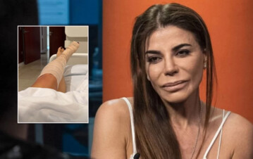 Las escalofriantes fotos de Zulemita Menem en un hospital: operada de urgencia y con andador
