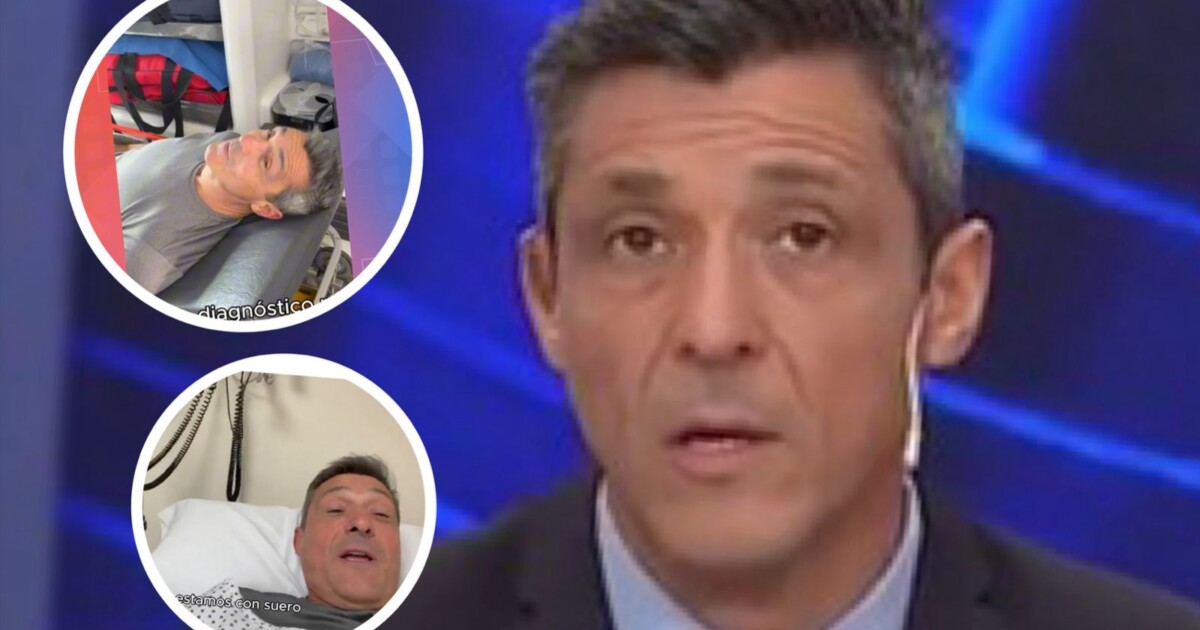 Susto y preocupación por la salud del periodista Guillermo Favale: silla de ruedas, ambulancia e internación