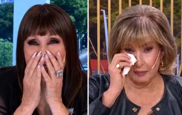 ¡A lágrima viva! Moria Casán y Georgina Barbarossa se dijeron de todo y rompieron en llanto: “Nunca te dejé de querer”
