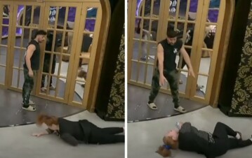 Preocupación por Andrea del Boca en Gran Hermano: sufrió una fuerte caída y cortaron la transmisión en vivo