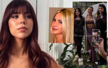 Cami Mayan y las chicas del seleccionado contra Ailén Cova