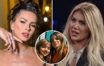 La China Suárez se sacó una foto familiar con las hijas de Mauro Icardi y provocó una crisis con Wanda Nara