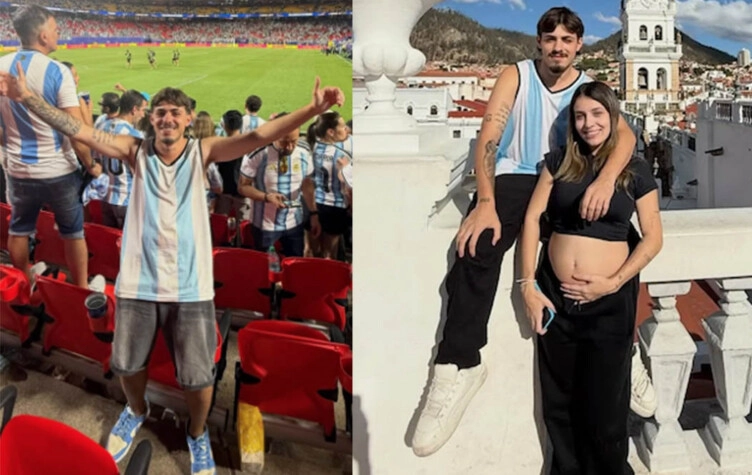 Se hizo famoso como uno de los hinchas del año y ahora se separó