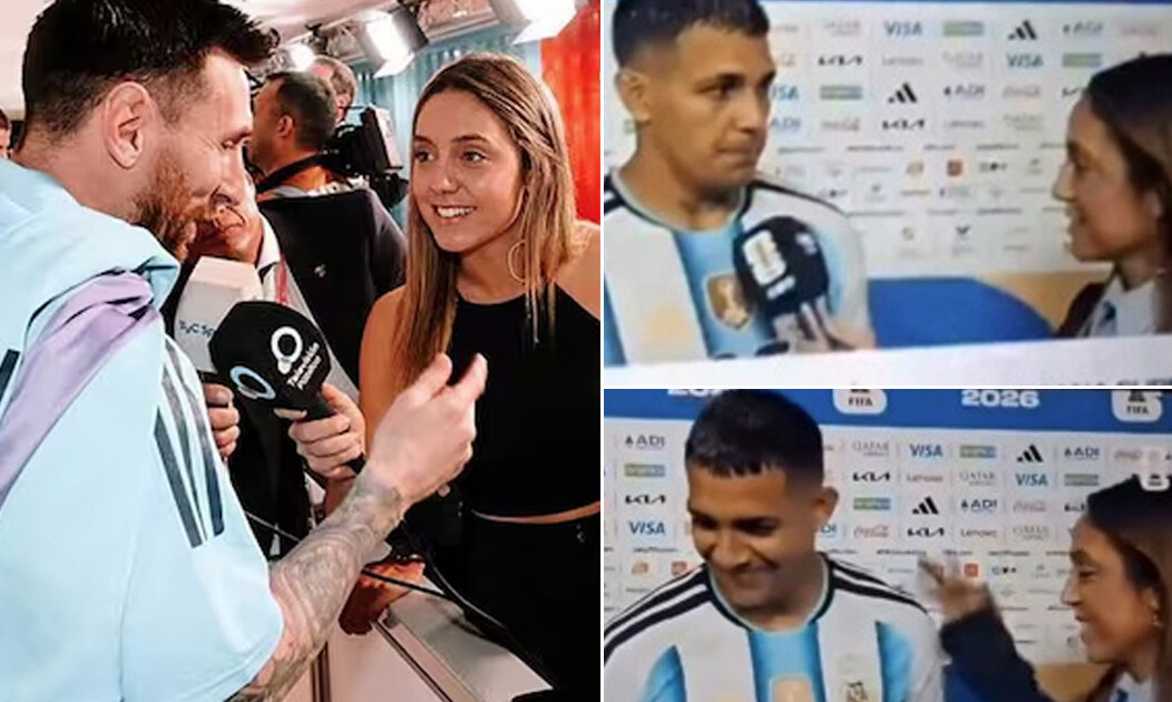 Como en Qatar con Messi, Sofi Martínez envuelta en una polémica por su entrevista a una figura de la scaloneta: "Se comió el..."