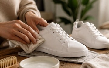 Cómo limpiar las zapatillas blancas sin meterlas en el lavarropas