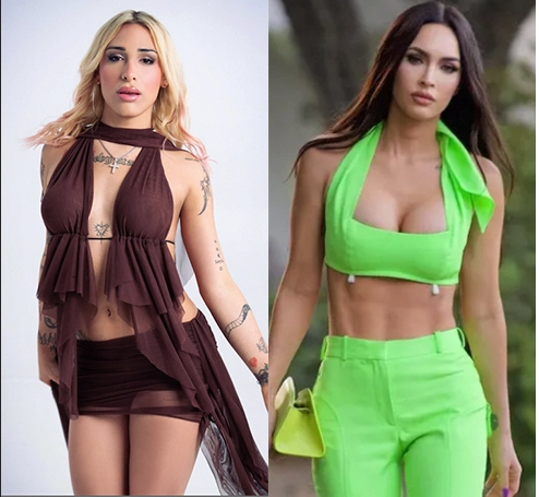 DANIELIK (IZQUIERDA) Y MEGAN FOX (DERECHA). ¿SE PARECEN?