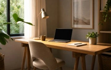 Dónde conviene poner la mesa de trabajo en casa para concentrarse mejor, según el Feng Shui