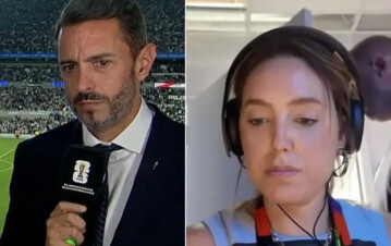 El inesperado momento que vivió Sofi Martínez en plena transmición del Mundial con Pablo Giralt: "No rompas los huevos"