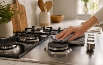 El truco casero para limpiar las hornallas sin rayarlas ni llenarlas de producto