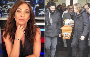 Totalmente roto: el famoso que se quebró en un desesperado llanto en medio del velatorio de Ernestina Pais