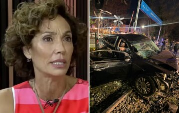 Fotos: así quedó el auto de Ernestina Pais tras ser arrollado por el tren