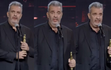 Ganó el Martín Fierro, empezó a dar un discurso anti drogas, se quebró y contó su propio infierno: "Yo también tuve oscuridades"