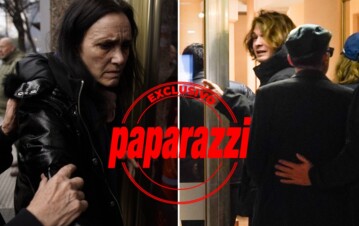 Momento devastador: así fue la llegada de Federica y Benicio, la hermana y el hijo de Ernestina Pais, a su velatorio