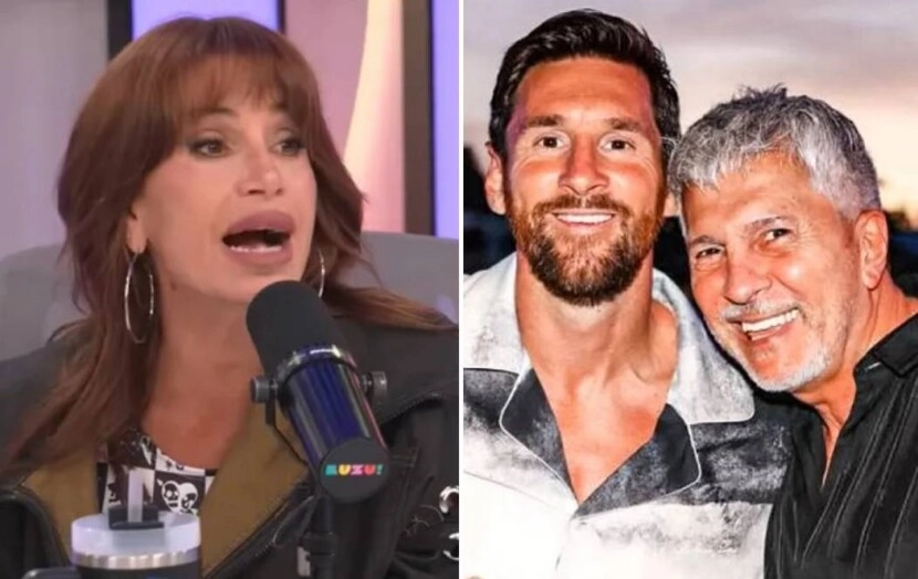 Flor Peña armó un escándalo en Luzu tras la fake news sobre la muerte del papá de Lionel Messi
