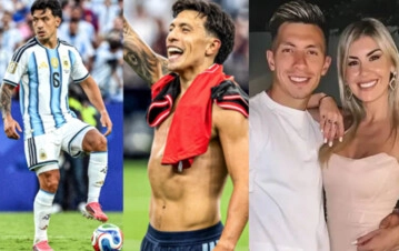 Le dicen el carnicero, es el jugador mas rudo de la Scaloneta y tiene una historia de amor increíble