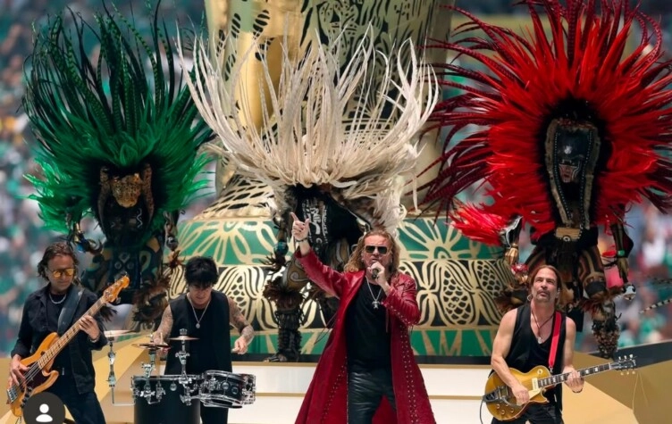 Maná, en la fiesta inaugural del Mundial 2026.