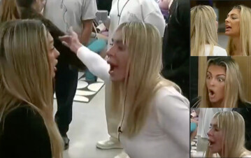 La mujer del Turco García protagonizó el escándalo más infernal en lo que va de Gran Hermano: "¡Estás mal de la cabeza!"