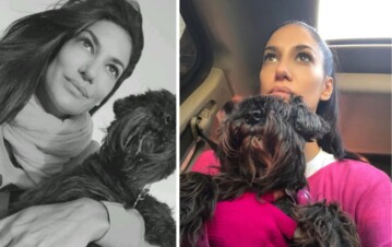 Murió Mulata, la perra Silvina Escudero que la acompañó durante 16 años: "Qué difícil, no caigo"