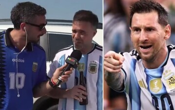 ¡Lo destrozó! Un hincha se burló en vivo de Nico Occhiato por su escándalo con Lionel Messi: “Necesitás un abogado…”