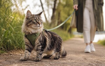 Sacar a pasear a tu gato puede ser una buena idea, pero solo si lo hacés de esta manera