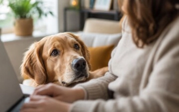 Qué significa que tu perro te mire fijo cuando estás haciendo otra cosa