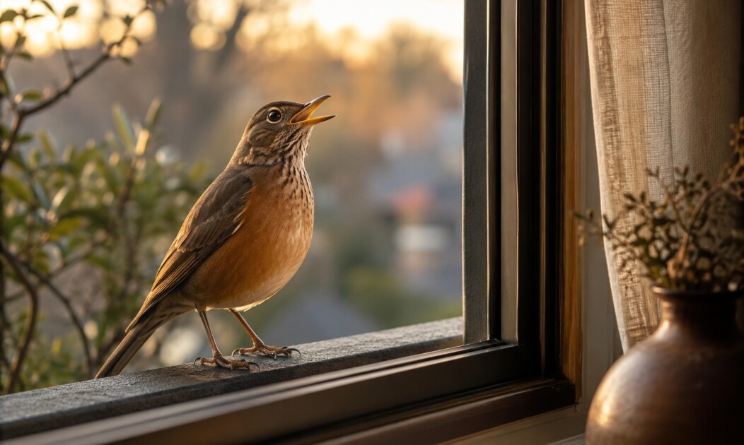 Qué significa que un zorzal cante cerca de tu ventana, según las creencias populares