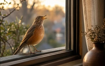 Qué significa que un zorzal cante cerca de tu ventana, según las creencias populares